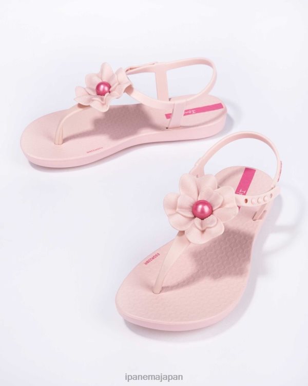 Ipanema Kフローラサンダル 淡いピンク 子供たち 履物 0004P2308